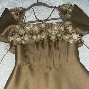 Custom made Taffeta mini dress